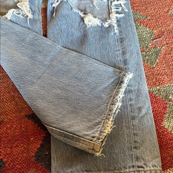 NWOT AGOLDE 90s  Distressed Women's Jeans size 26 - Picture 6 of 7